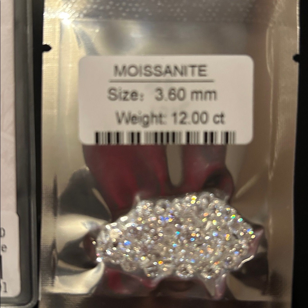 Moissanite Gemstone 3.60 mm. 12ct